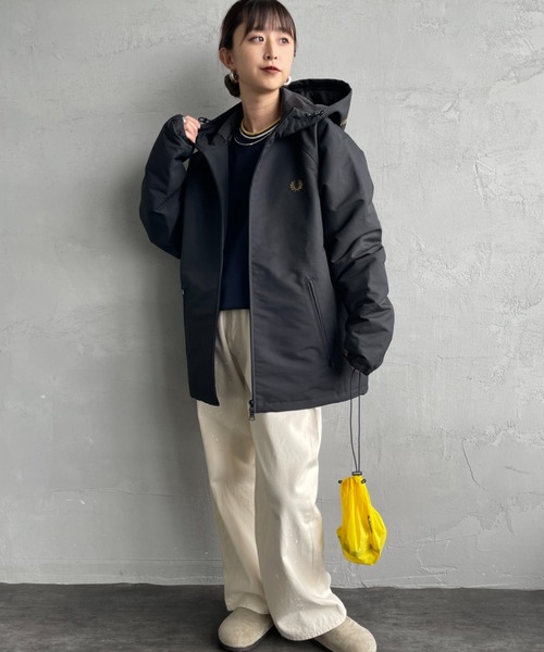 【新品未使用】FRED PERRY ブルゾン　ネイビー✖️エンジ ブルゾン/ジャケット | FRED PERRY JAPAN | フレッドペリー日本