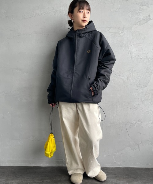 【最終値下げ‼️】FREDPERRY フレッドペリー　ブルゾン　アウター Hooded Shell Jacket(L 297：ANCHOR GREY): | FRED PERRY JAPAN