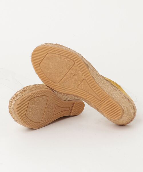 「Calzanor」 ヒールサンダル 35 イエロー レディース_画像3