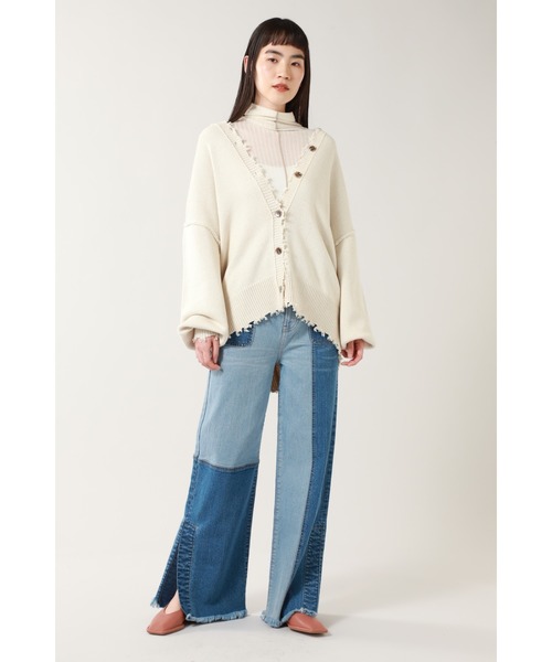 「ROSE BUD」 デニムパンツ SMALL ブルー レディース