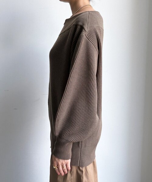 DouDou（ドゥドゥ） ニット セーター フロントジップニット レディース