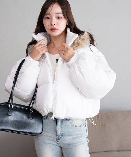 WEGO（ウィゴー） ダウンコート ダウンジャケット WEGO/2WAYファー 