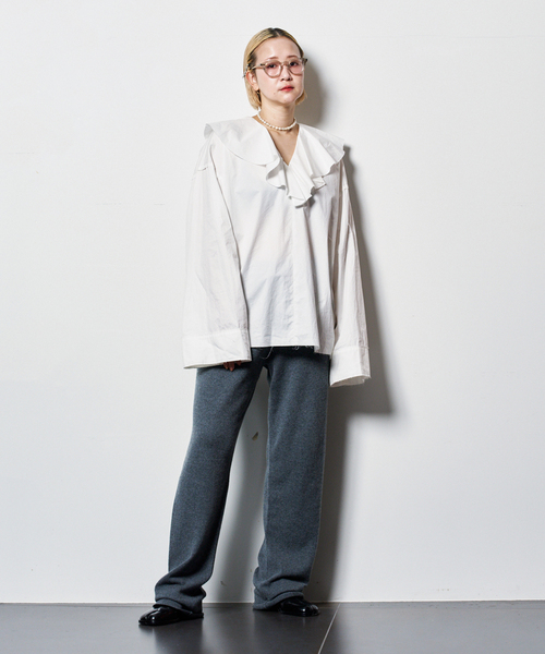 CITYSHOP（シティショップ） ブラウス シャツ FRILL NECK ブラウス