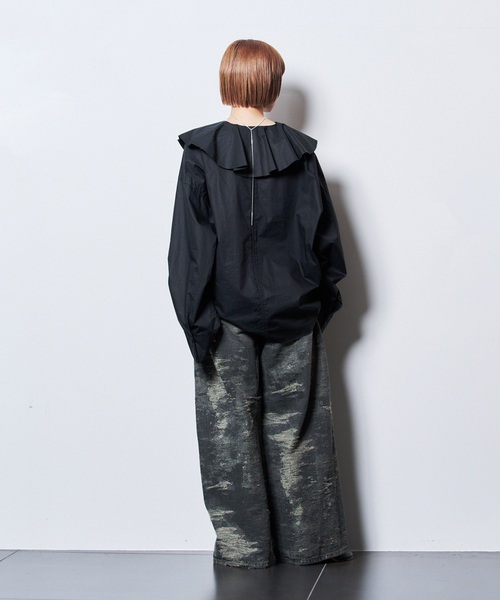 CITYSHOP（シティショップ） ブラウス シャツ FRILL NECK ブラウス