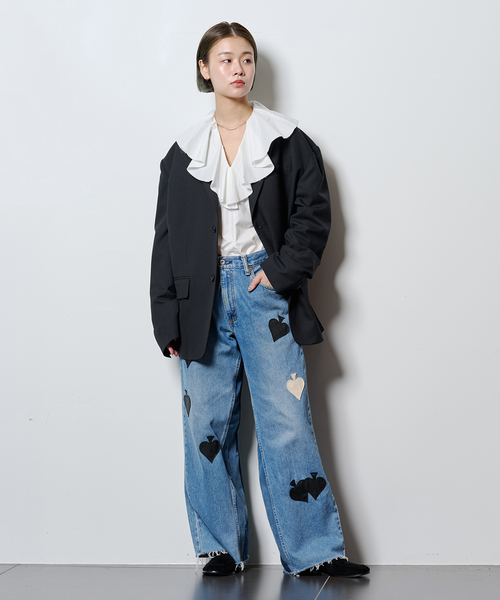 CITYSHOP（シティショップ） ブラウス シャツ FRILL NECK ブラウス
