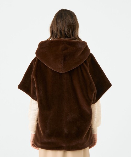 Ballsey（ボールジィ） コート アウター スムースファー フーディー