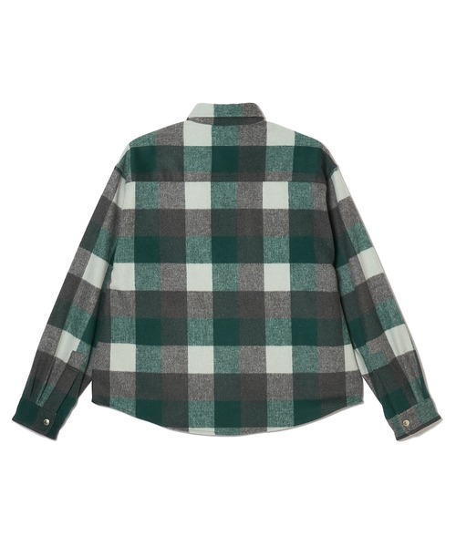 MSMLスナップ ボタン チェック シャツジャケット M MSML シャツ CHECK SNAP BUTTON SHIRT メンズ : ZOZOTOWN Yahoo!店