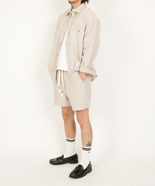 「#Re:room」 ショートパンツ SMALL ベージュ メンズ_画像3