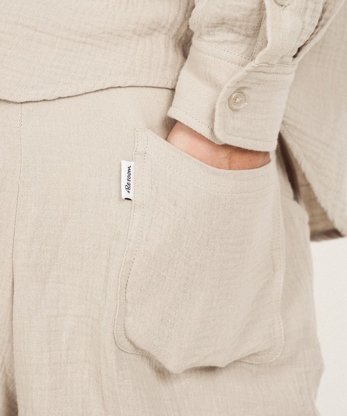 「#Re:room」 ショートパンツ SMALL ベージュ メンズ_画像8