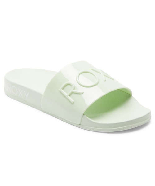 「ROXY」 フラットサンダル 23cm グリーン レディース_画像2