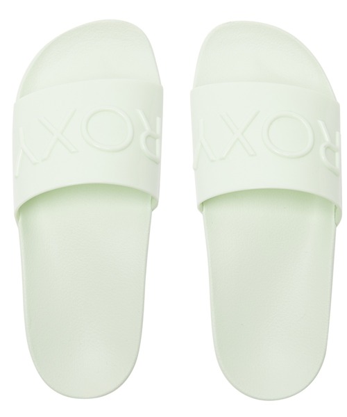 「ROXY」 フラットサンダル 23cm グリーン レディース_画像3