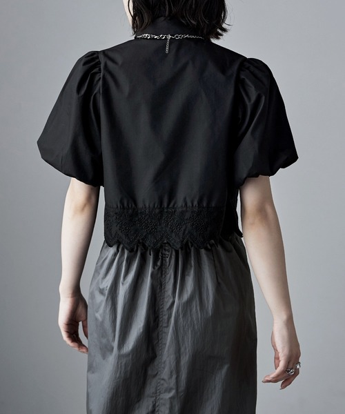 「etoll.」 半袖シャツ M ホワイト レディース_画像4