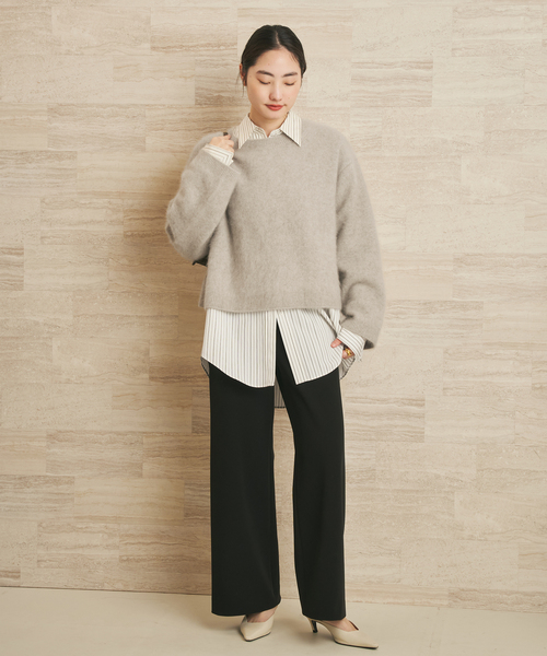 【プラージュ】Nuanceシャツ plage（プラージュ） ブラウス シャツ nuance stripe シャツ