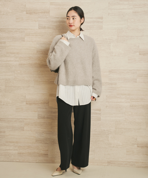 plage（プラージュ） ブラウス シャツ nuance stripe シャツ
