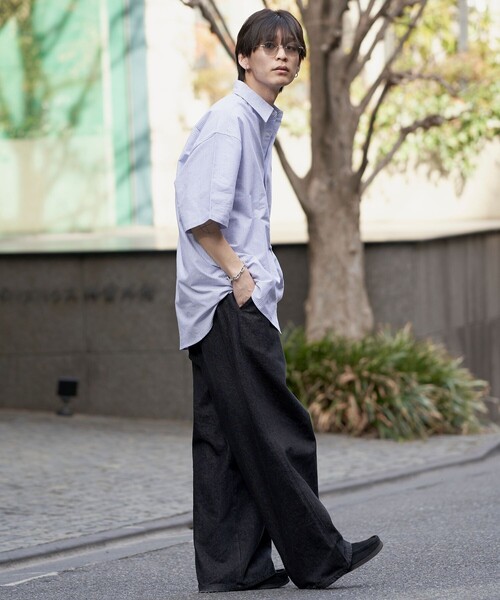 「PUBLUX」 「U.S.POLO ASSN.」半袖シャツ MEDIUM グリーン メンズ_画像8