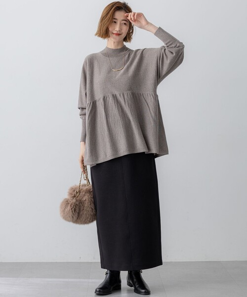 スカート 「洗える」コットンエアーダンボール Iライン : ZOZOTOWN