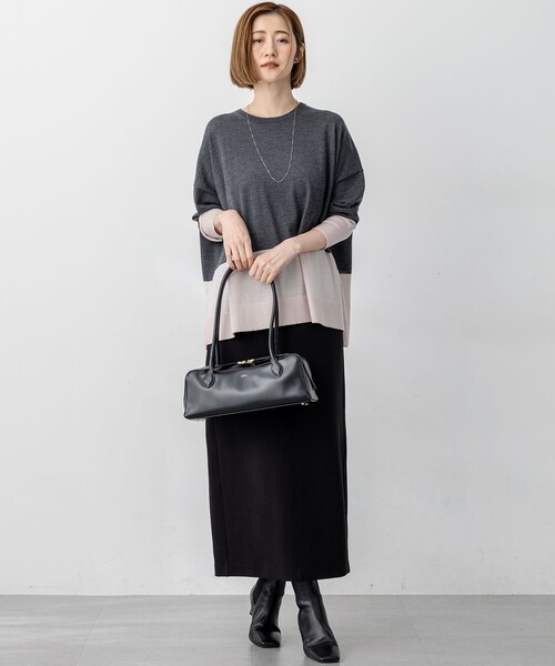 スカート 「洗える」コットンエアーダンボール Iライン : ZOZOTOWN