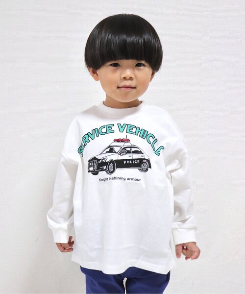 子供服 devirock（デビロック） 長袖tシャツ ロンt キッズ 綿100% 無地