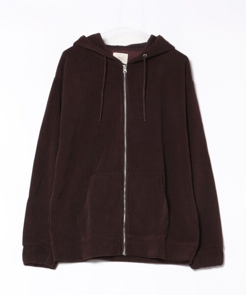CORISCO（コリスコ） パーカー カットコーデュロイジップパーカー(M1