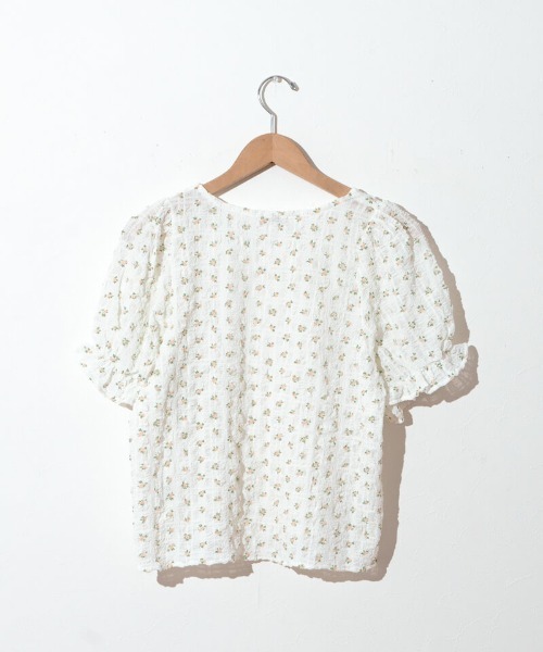 「flower」 半袖カットソー FREE ピンク レディース_画像3