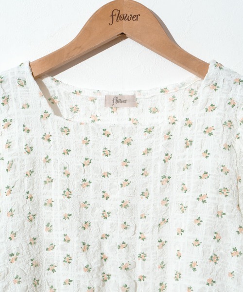 「flower」 半袖カットソー FREE ピンク レディース_画像4