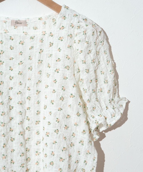 「flower」 半袖カットソー FREE ピンク レディース_画像5