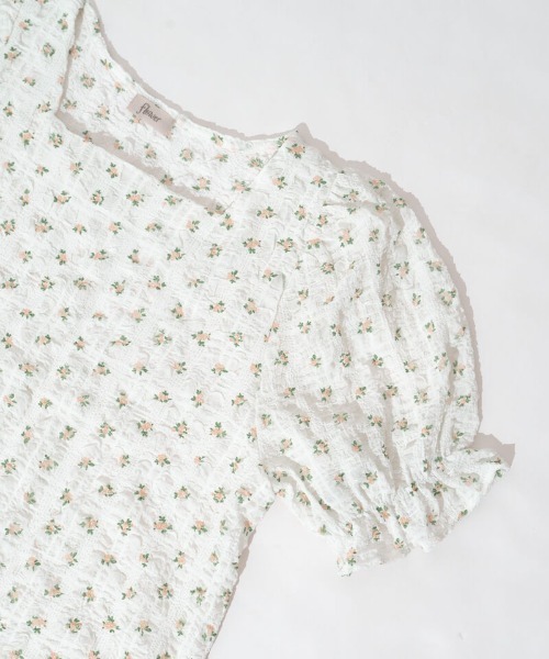 「flower」 半袖カットソー FREE ピンク レディース_画像6