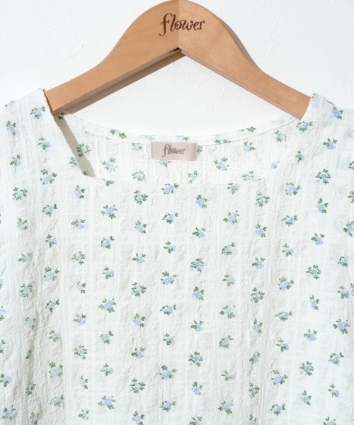 「flower」 半袖カットソー FREE ピンク レディース_画像9