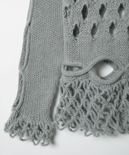 leinwande（ラインヴァンド） ニット セーター Cable＆Dot Mohair