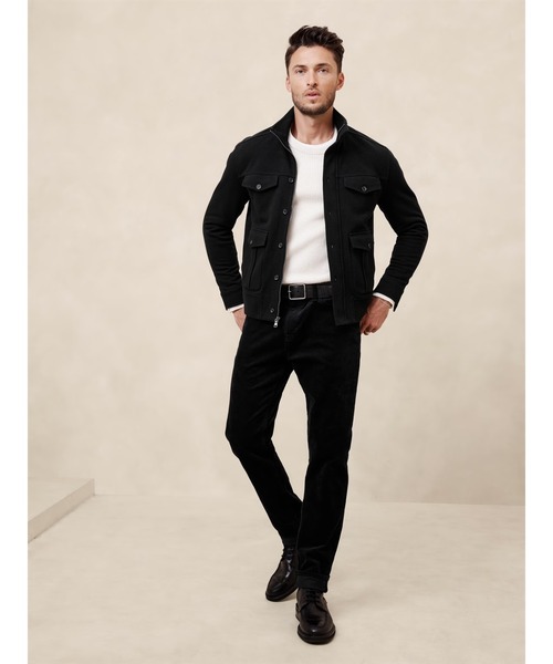 BANANA REPUBLIC ブラック ジップアップジャケット M BANANA REPUBLIC（バナナリパブリック） 「BANANA REPUBLIC FACTORY