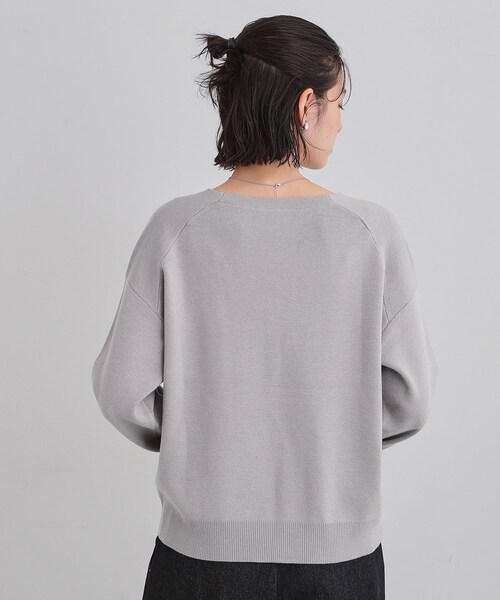 THE SHOP TK ニット セーター 「すっきりシルエットが叶う」大人のため