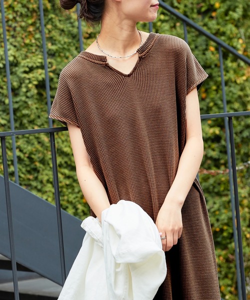 「CIAOPANIC TYPY」 半袖ワンピース ONE SIZE イエロー レディース_画像2