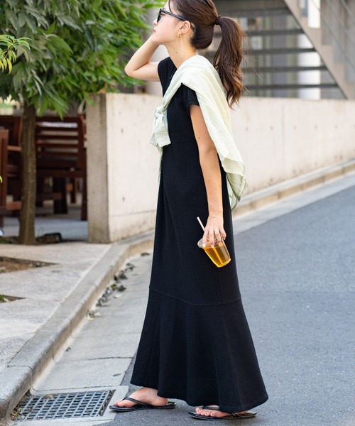 「CIAOPANIC TYPY」 半袖ワンピース ONE SIZE イエロー レディース_画像6