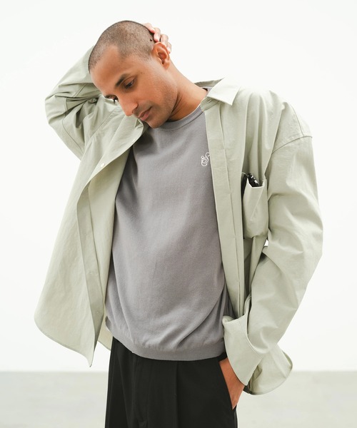 トップス Simply Complicated FRAME NYLON SHIRT FRAME NYLON SHIRT（シャツ/ブラウス）｜SimplyComplicated