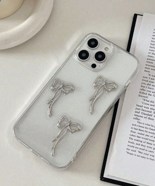 スマホケース iPhoneケース シルバー系 ( iPhone 13 /iPhone Pro