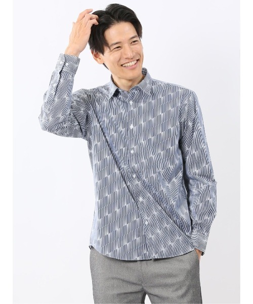 TAKA-Q（タカキュー） シャツ シャツ メンズ 長袖 ストレッチ 綿混