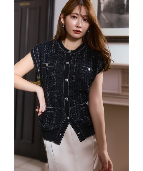 Her lip to ニット セーター Aveline Knit Gilet レディース
