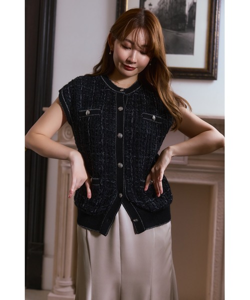 Her lip to ニット セーター Aveline Knit Gilet レディース Her lip to ニット セーター Aveline Knit Gilet レディース
