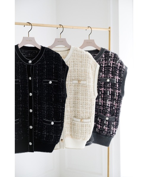 Her lip to ニット セーター Aveline Knit Gilet レディース