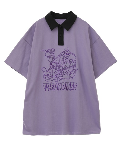 「Candy Stripper」 半袖カットソー 2 イエロー レディース_画像2