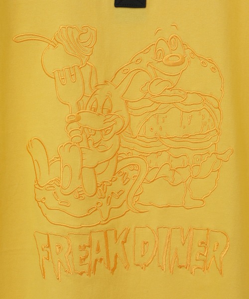 「Candy Stripper」 半袖カットソー 2 イエロー レディース_画像7