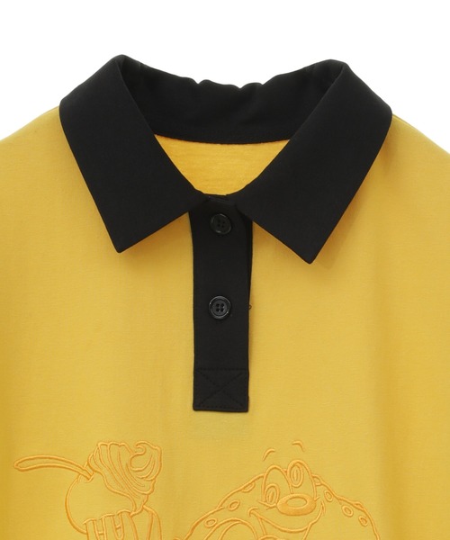 「Candy Stripper」 半袖カットソー 2 イエロー レディース_画像10