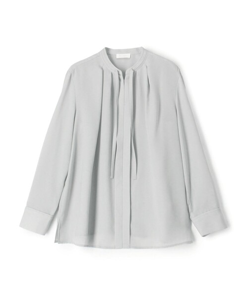 Ballsey＊定価¥17,600！スムースサテン ストリングネックブラウス Ballsey（ボールジィ） ブラウス シャツ スムースサテン ストリング