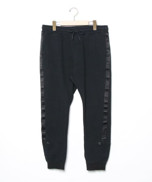 DIESEL ダメージ加工 スウェット Mサイズ ブラック系 新作】ディーゼル DIESEL メンズ スウェットシャツ (DIESEL/スウェット