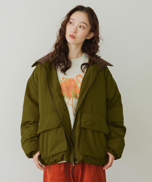 eLur（エラー） ダウンコート ダウンジャケット 「eLur」BIGポケット