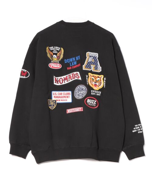 ANTIBAL トレーナー スウェット ワッペン風刺繍トレーナー プル