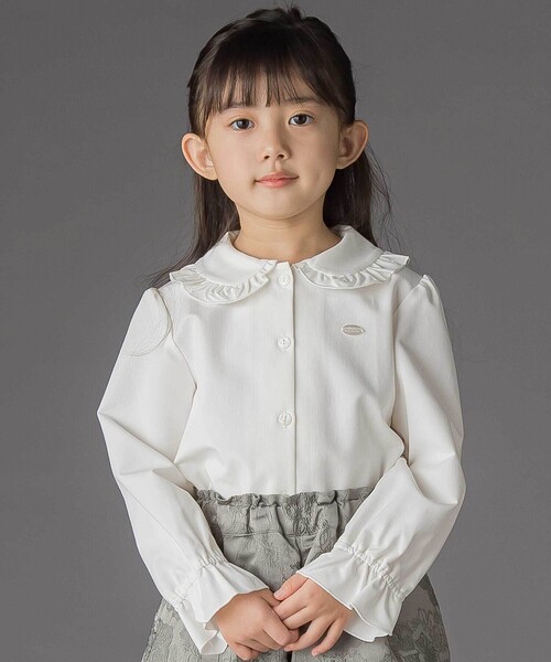 BeBe Petits Pois Vert（ベベ プチ ポワ ヴェール） ブラウス シャツ 