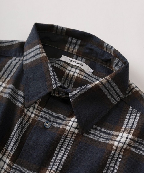 5351ラメコーティング加工ネルシャツ　ブラック 5351ラメコーティング加工ネルシャツ ブラック