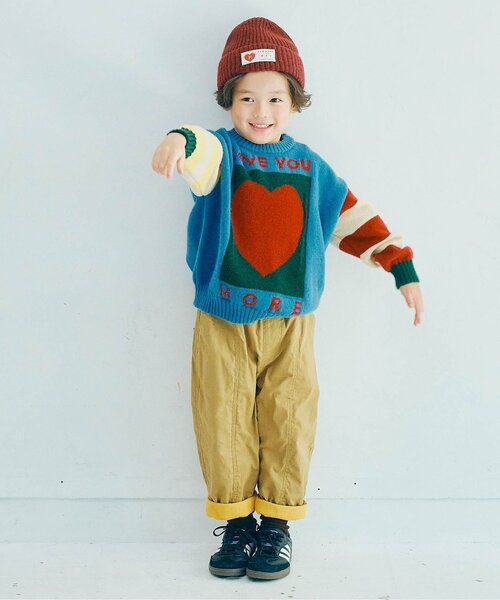 ニット セーター 「ジュニア対応」カラフルジャガードセーター キッズ 子供服 男の子 女の子 | p.premier | 06