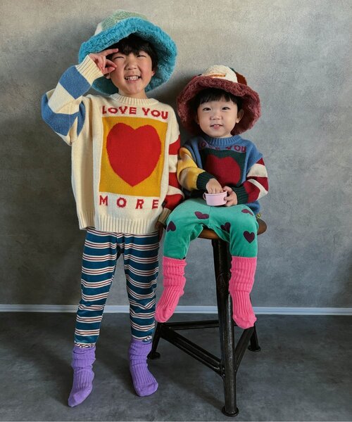 ニット セーター 「ジュニア対応」カラフルジャガードセーター キッズ 子供服 男の子 女の子 | p.premier | 12